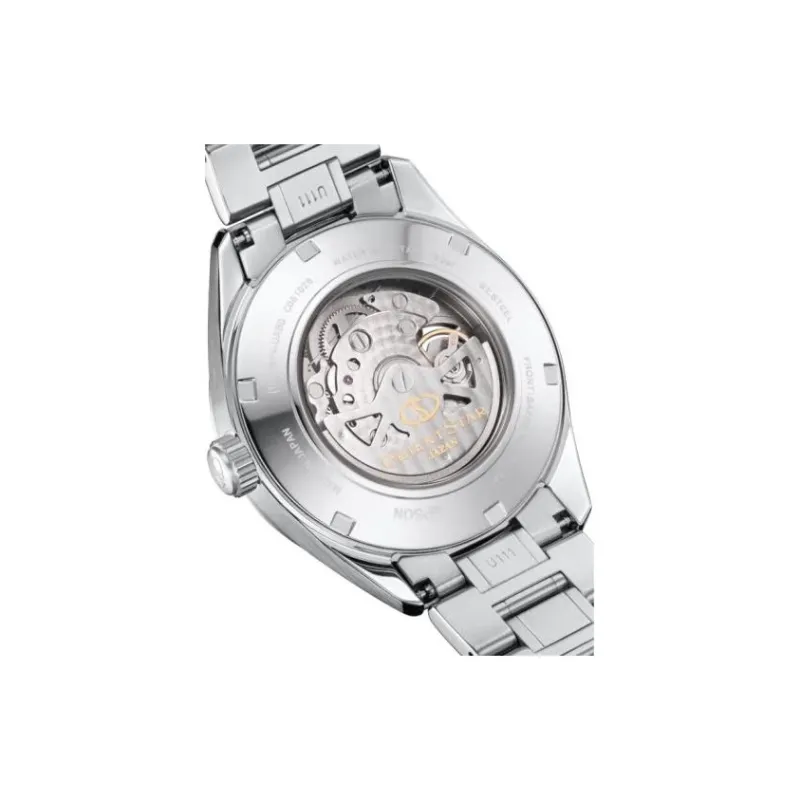 ORIENT STAR Automatic Mechanical Movement Stainless Steel Strap Watch Men's Watches White Dial RE DWAV0113S00B-1