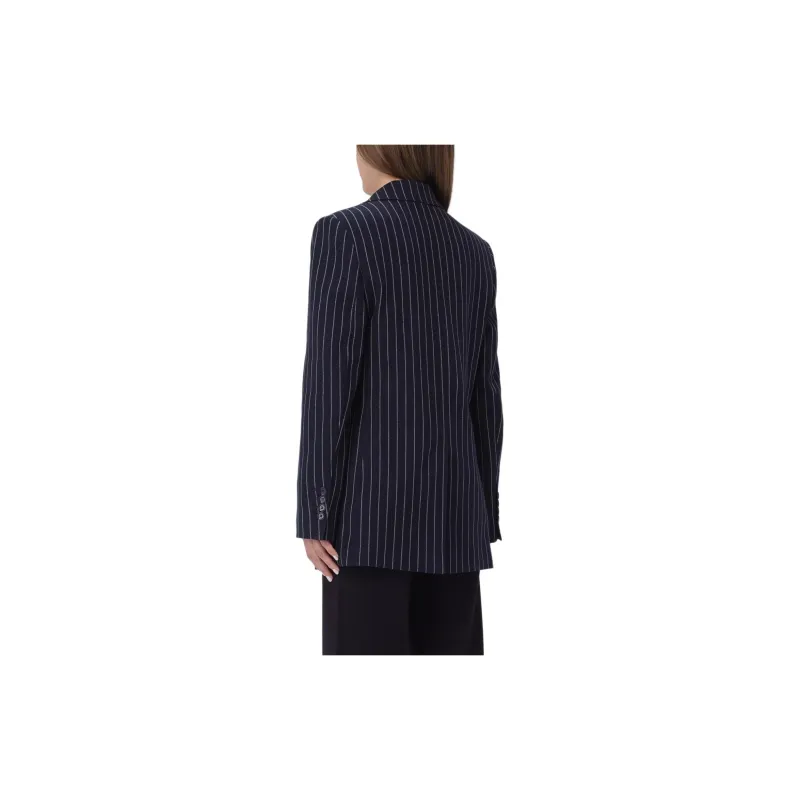 MaxMara Striped Single Breasted Jaclet-1