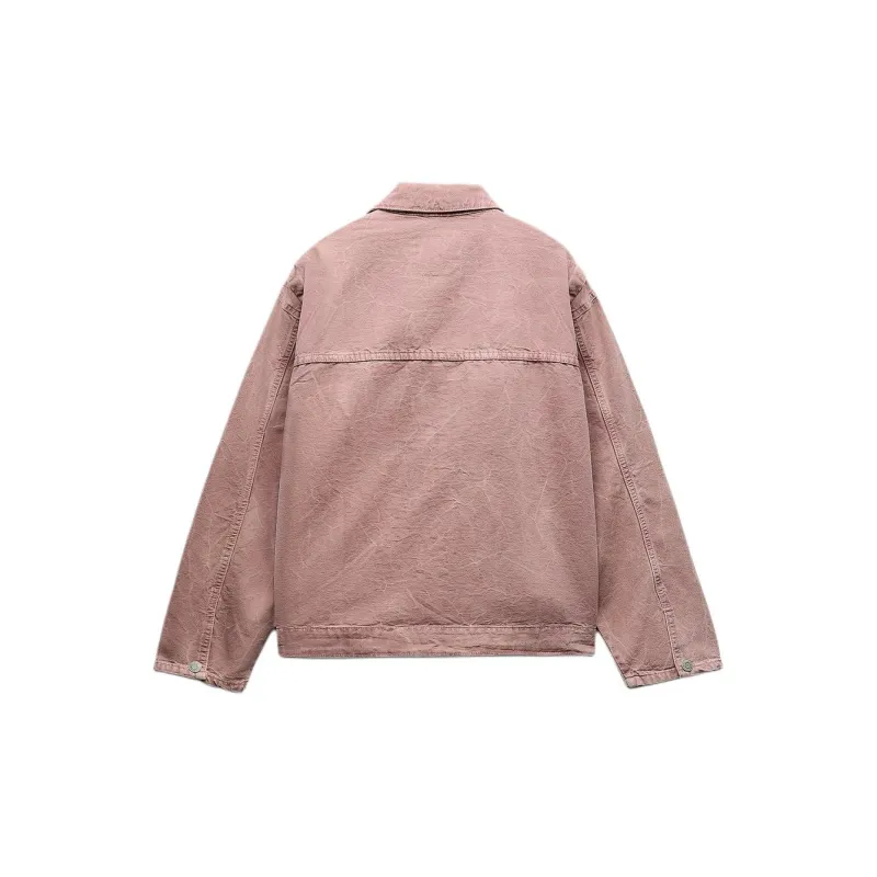 ZARA Jacket Women's Earth Gray Pink-1