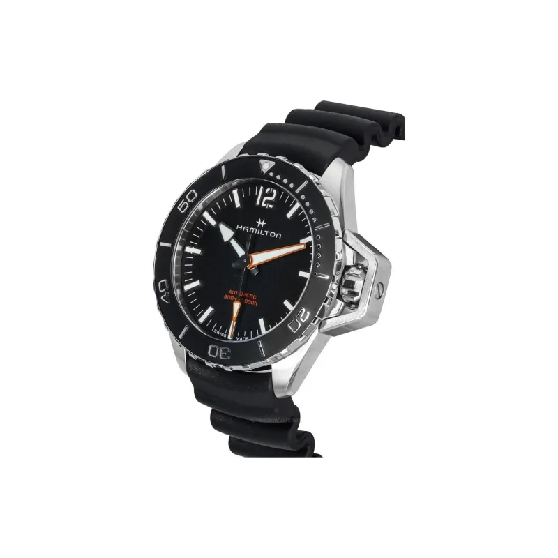 HAMILTON Khaki Marine Collection Automatic Mechanical Movement Men's Watch Black Dial H77825330-3