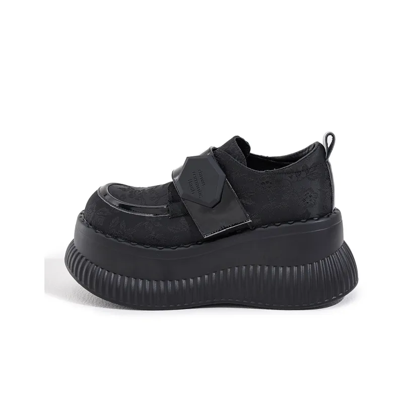 Milan Love Song Casual Single Shoes 8.5 Cm Women's Black-0