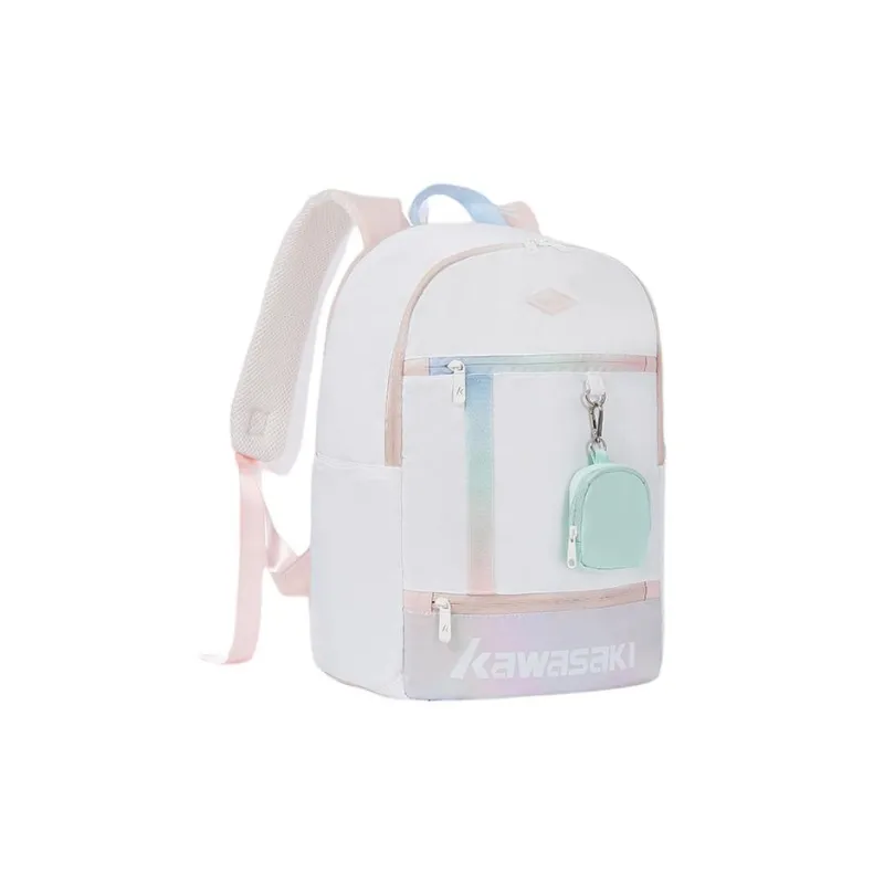 Kawasaki Fabric Backpack Regular Unisex Brightening Pink White-5