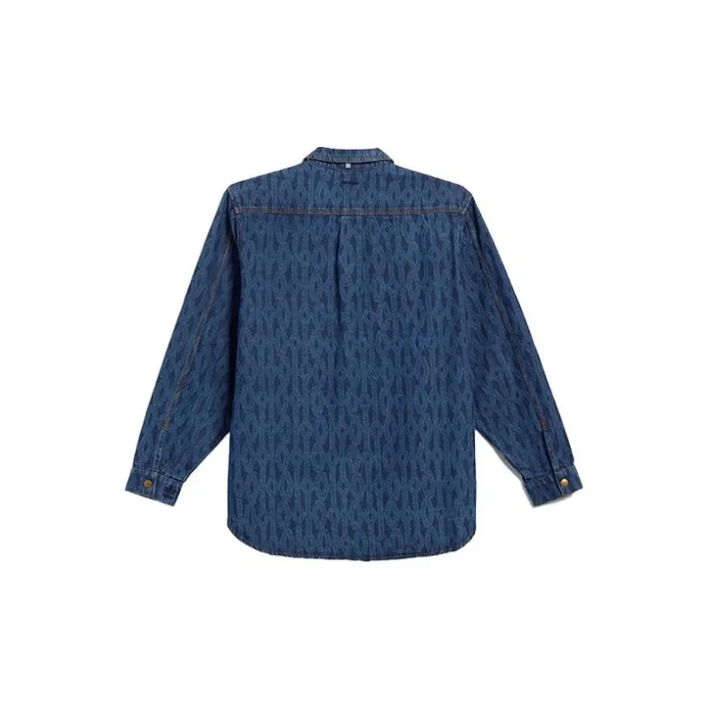 Adidas Ivy Park Monogram Denim Shirt All Gender-1