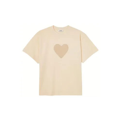 Sandro T-Shirts Women's Apricot Cream