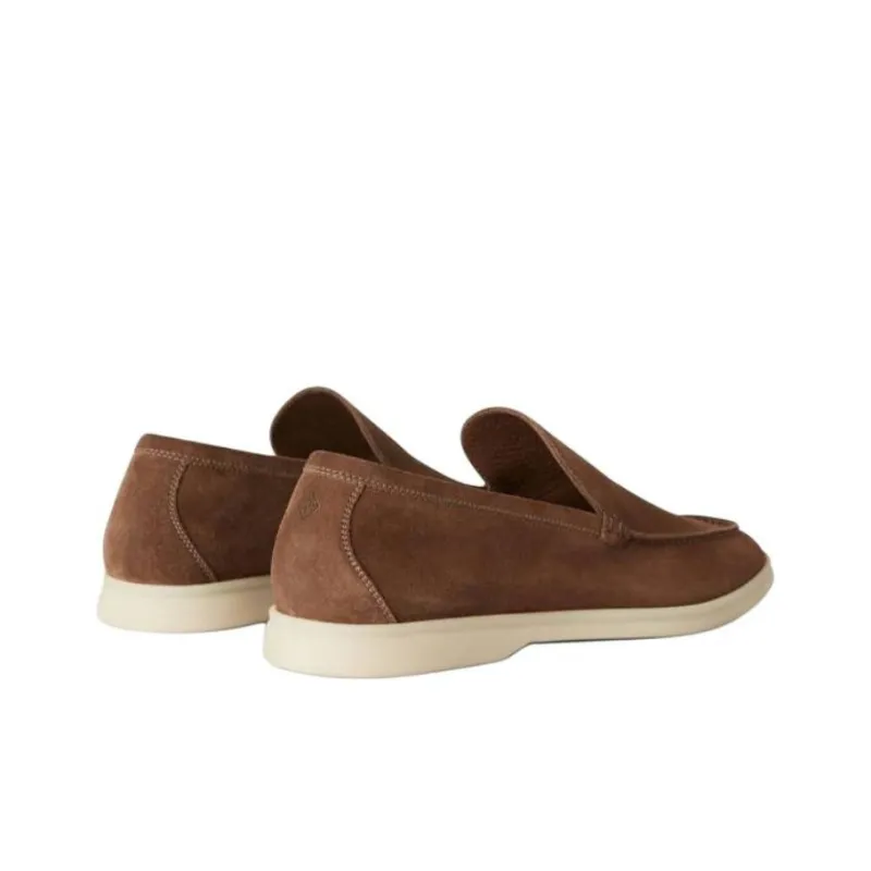 Loro Piana Summer Walk Loafers Men's Brown-4