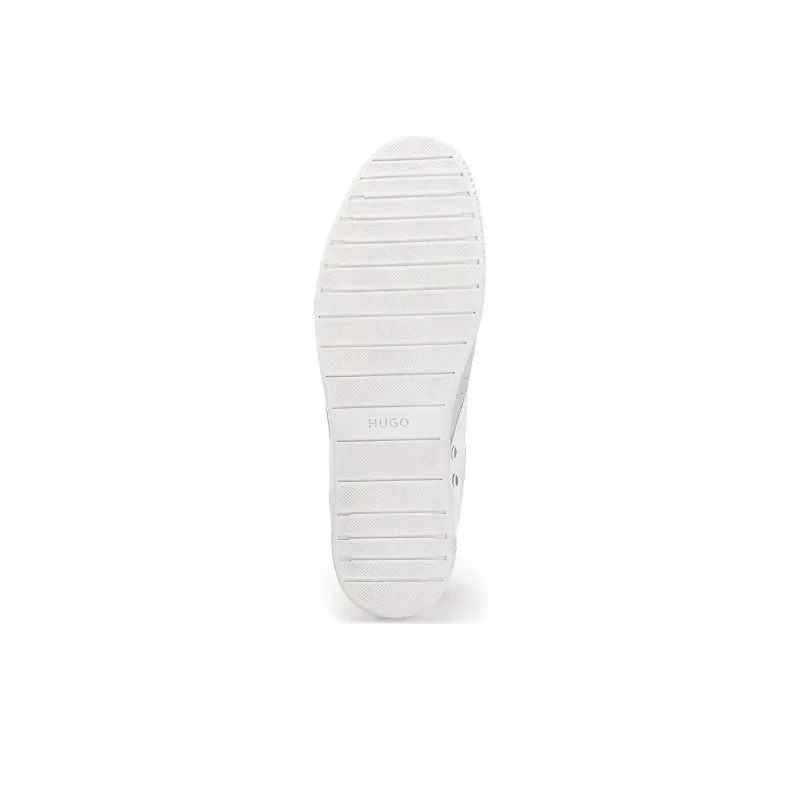 HUGO BOSS Wear-Resistant Low-Top Skateboard Shoes Men's White-4