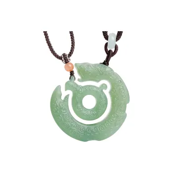 GOLDFISH ALLEY Necklaces Green Jade Unisex