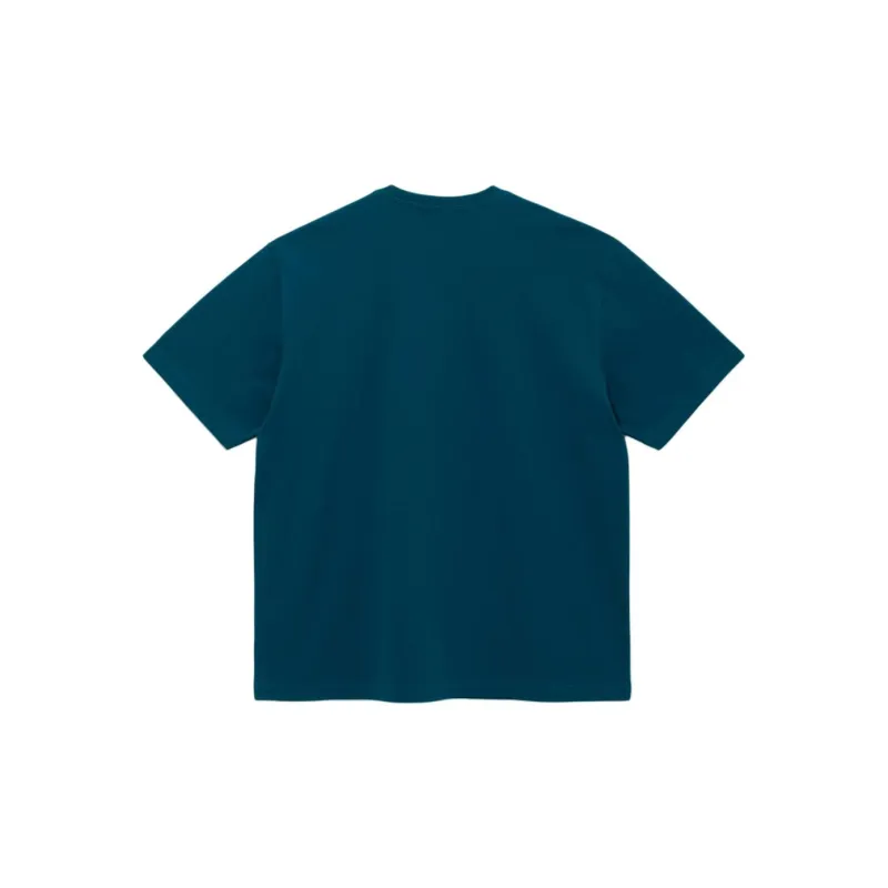 New Era T Shirt Unisex Peacock Blue-1