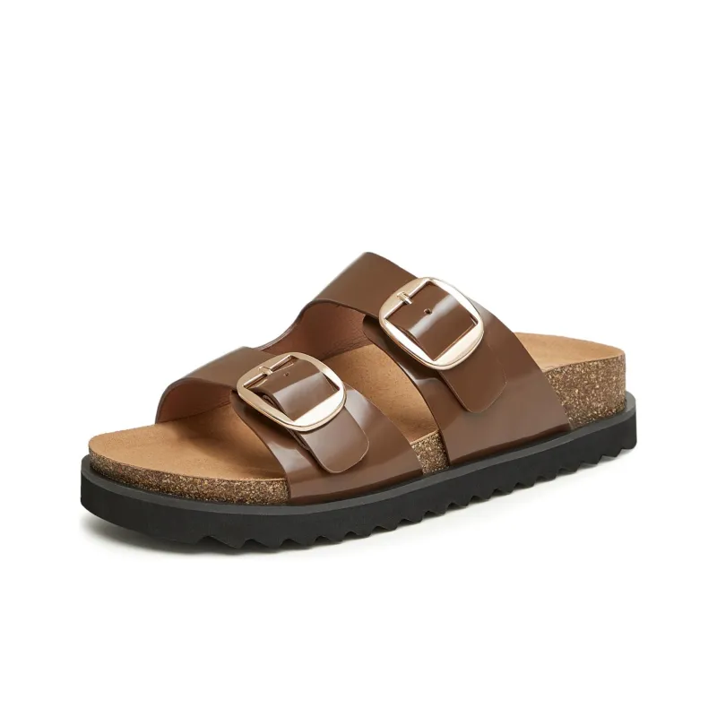 Teenmix Slide Slippers Women's Solid Color-11