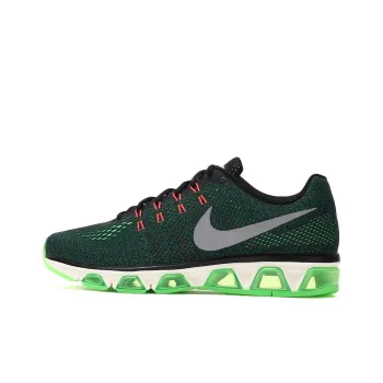 Nike Air Max Tailwind Cushioning Slip Resistant Low Top Running Shoes Men's Black Green