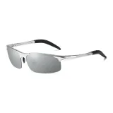 Silver Frame with Mirrored Lens