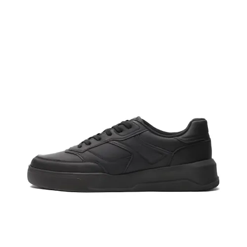 ZARA Skateboard Shoes Men Low-Top Black