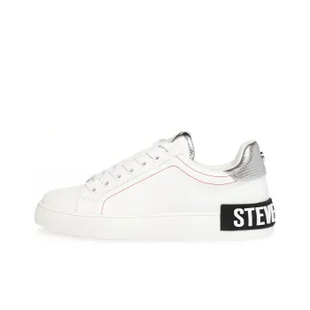 STEVE MADDEN Diverse Low-Top Stylish Skateboarding Shoes Women's White