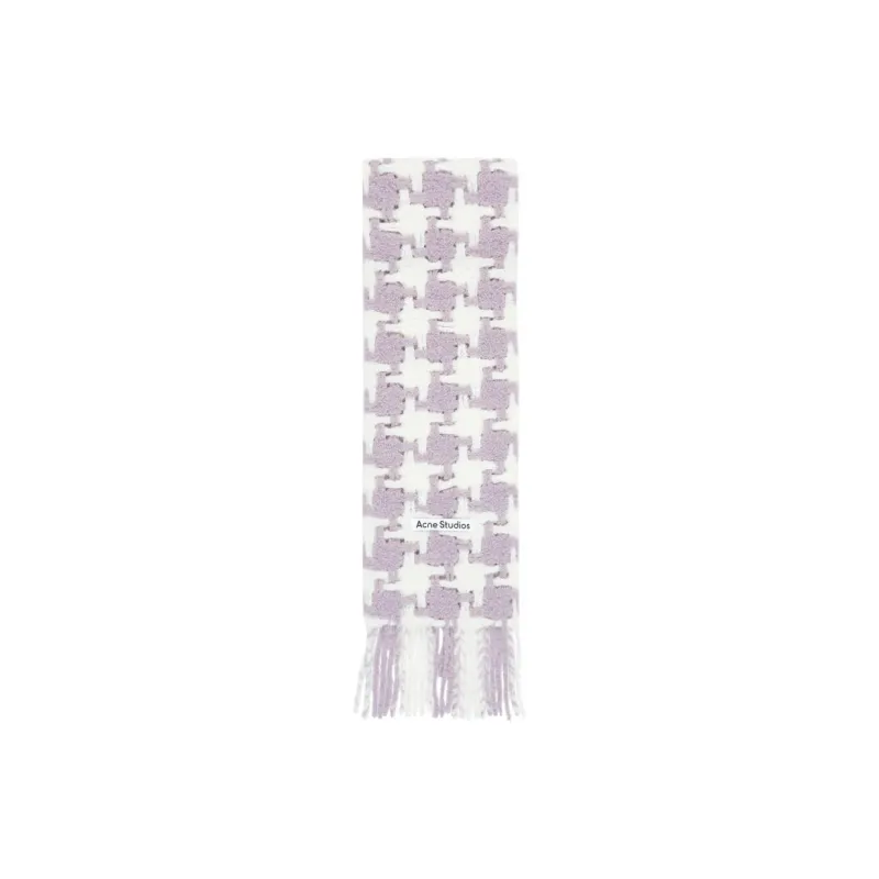 Acne Studios Scarves Men's Light Purple/White-0
