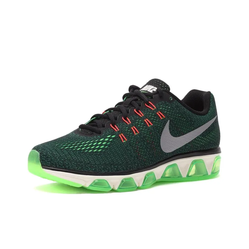 Nike Air Max Tailwind Cushioning Slip Resistant Low Top Running Shoes Men's Black Green-2