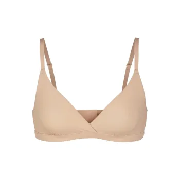 SKIMS FITS EVERYBODY CROSSOVER BRALETTE Bra Women's CLAY/Clay