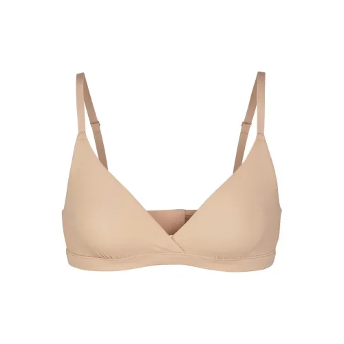 SKIMS FITS EVERYBODY CROSSOVER BRALETTE Bra Women's CLAY/Clay