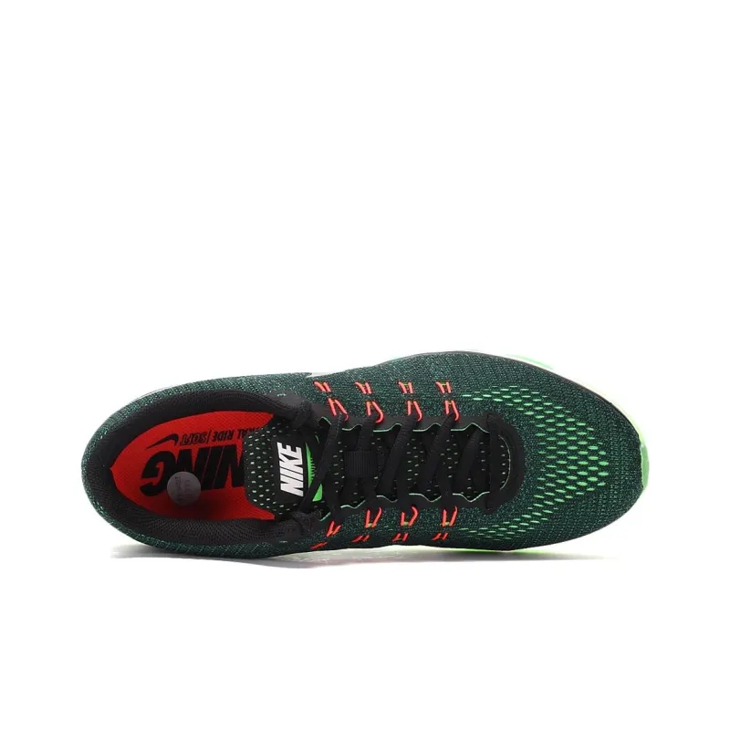 Nike Air Max Tailwind Cushioning Slip Resistant Low Top Running Shoes Men's Black Green-3