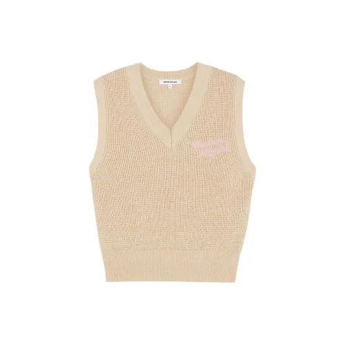 Maison Kitsune Tank Tops Women's Chalk Yellow Mix