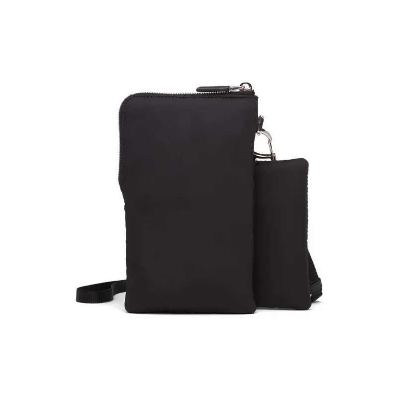 PRADA Re Nylon Recycled Nylon Dual Purpose Bag Cell Phone Pouch Men's Black-1