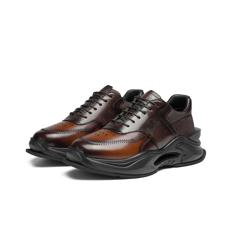 ROBERTA DI CAMERINO Anti Slip And Wear Resistant Height Increasing Low Top Chunky Sneakers Men's-7