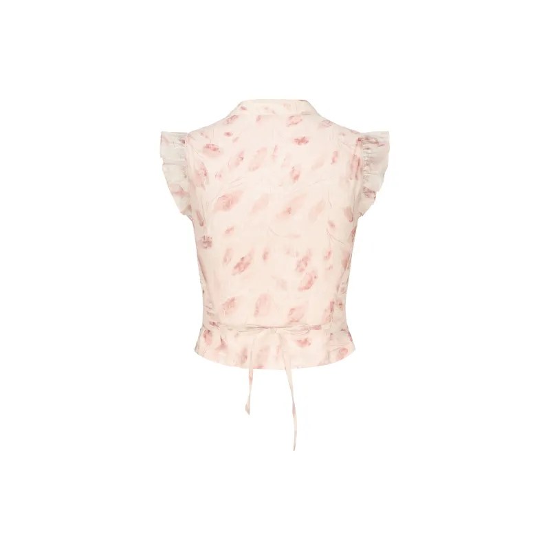 CHIWAWAMEME Crop Top Women's Pink-1
