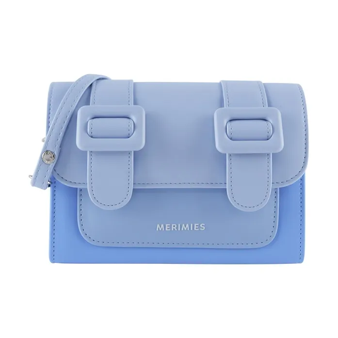 MERIMIES Pu Shoulder Bag Small Size Women's Blue-1
