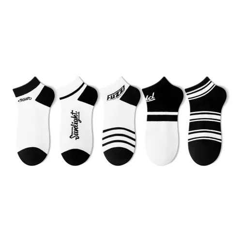 Taste The Color Ankle Socks Unisex 5 Pack
