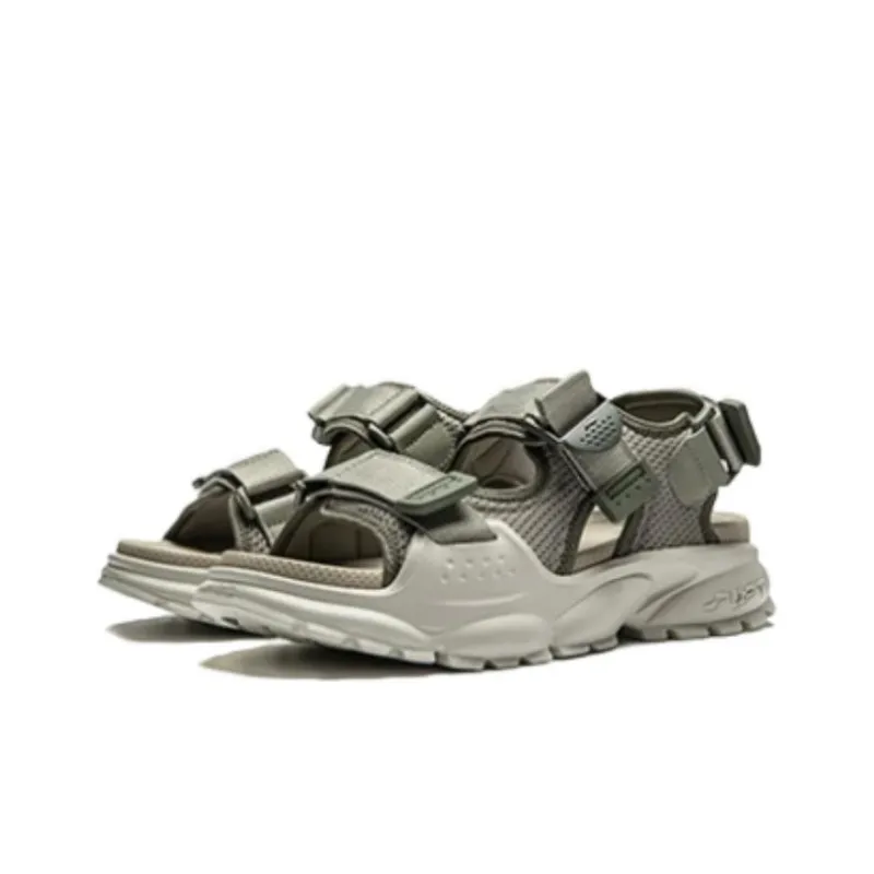 LiNing SOFT COCA Beach Sandals Men's Gray-2