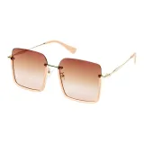 Pink Frame with Gradient Tea Brown Lens