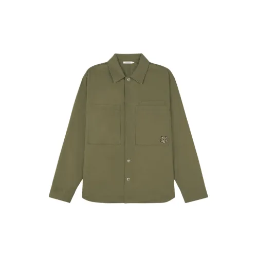 Maison Kitsune Jackets Men Green