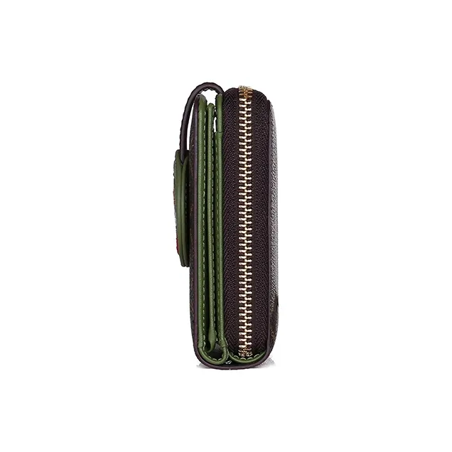 Gorora PVC Card Holder Regular Women's Matcha Green/Moonlight Blue-8