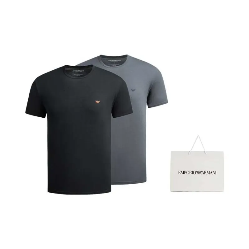 EMPORIO ARMANI SS23 T Shirt Men's 2 Pack-3