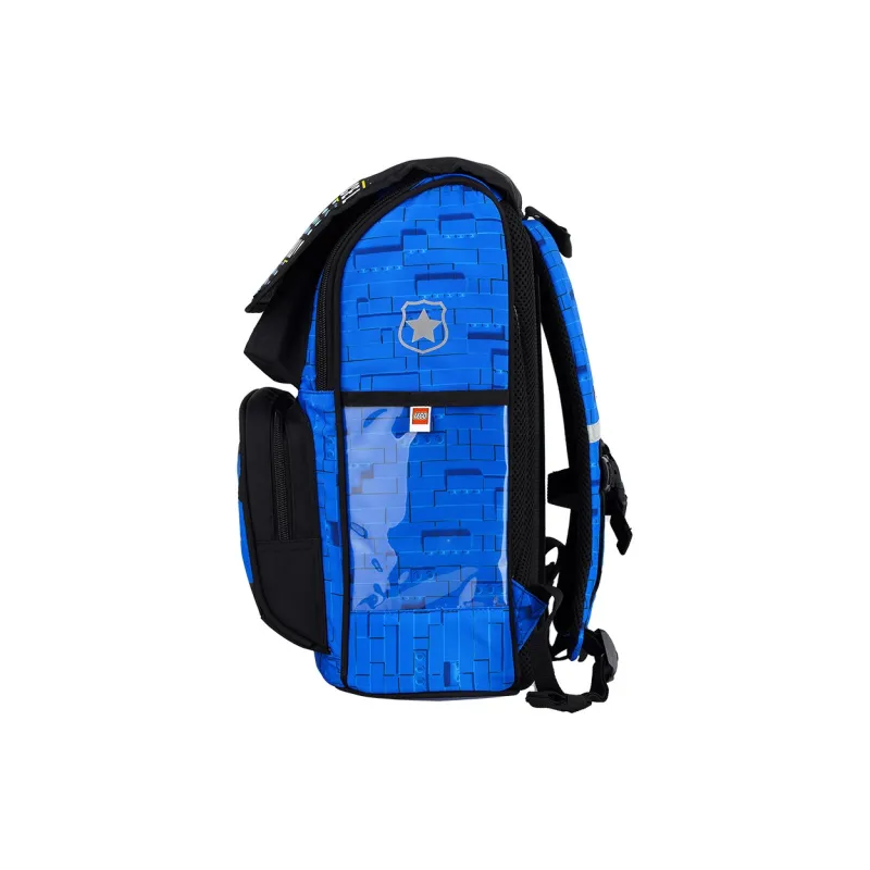 LEGO Polyester Backpack Regular Unisex Blue LEGO City Police Pattern-1
