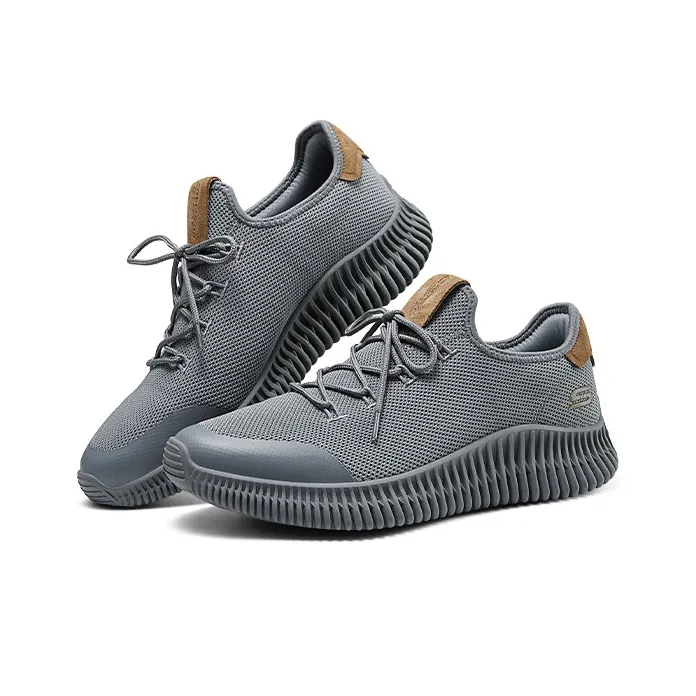 Skechers Men's Casual Shoes Men Low Top Gray-5