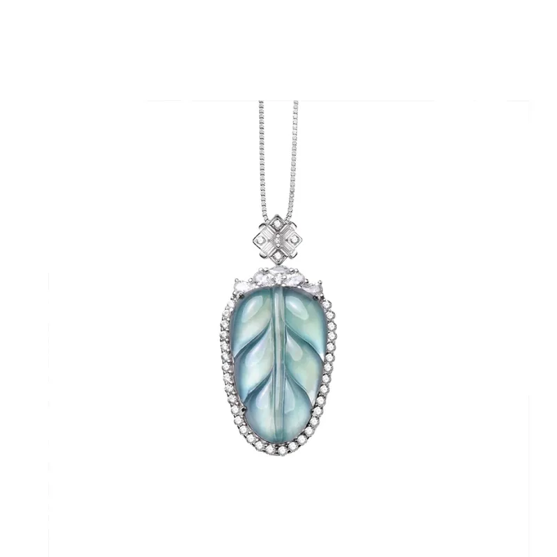 Jade Is Boundless Glutinous Jade Jadeite Necklaces Unisex-0