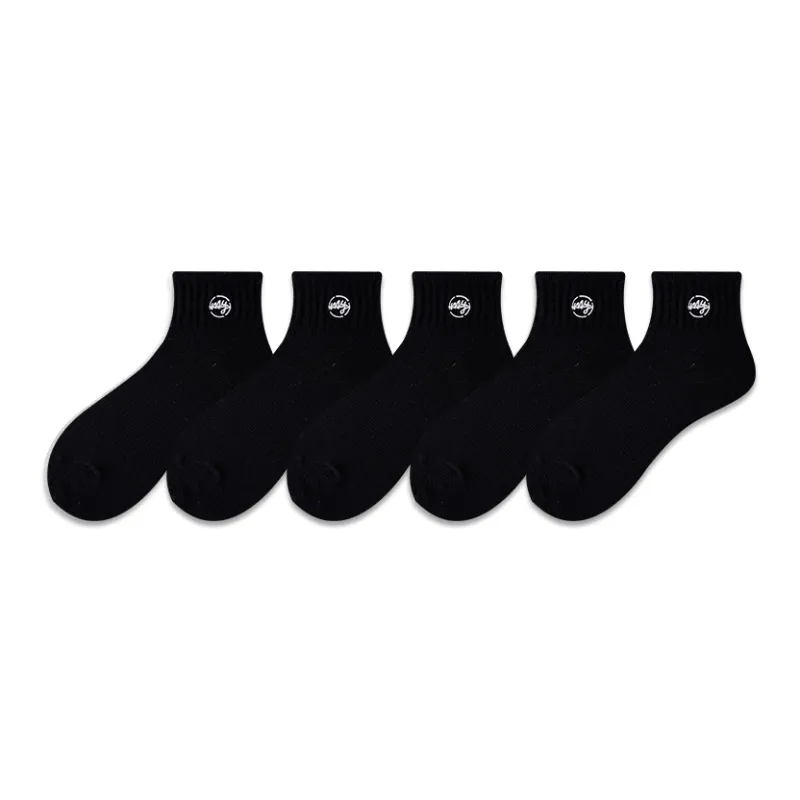 COTTON CHEESE Mid Calf Socks Men's 5 Pack-8