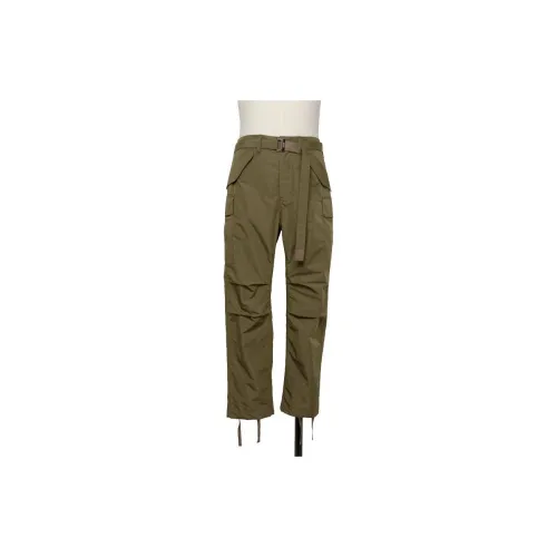 Sacai Cargo Pants Men Olive Green