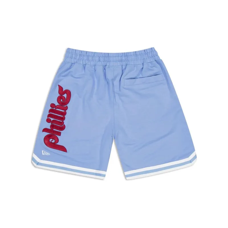 New Era SS24 Philadelphia Phillies Casual Shorts Unisex Sky Blue-1