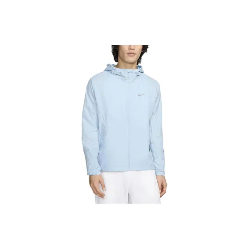 Nike MILER Jackets Men Light Blue