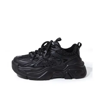 La Chapelle Anti Slip And Wear Resistant Height Increasing Low Top Chunky Sneakers Women's