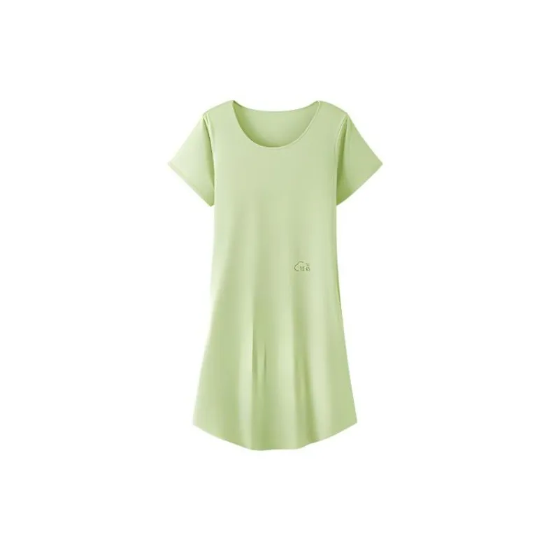 JINGYUN Deep Pajama 60 Nightgown Women's Spring Pear-0