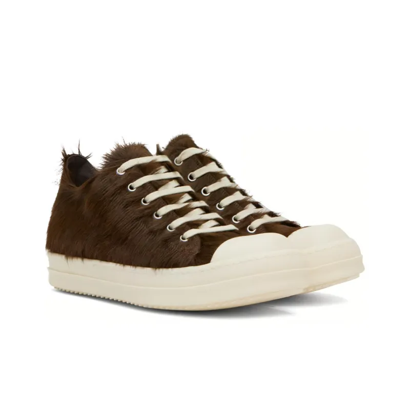 RICK OWENS/RO Low Top Skateboard Shoes Men's Brown-2