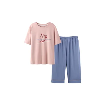 Follow The United States Pajama Set Women's Dusty Pink
