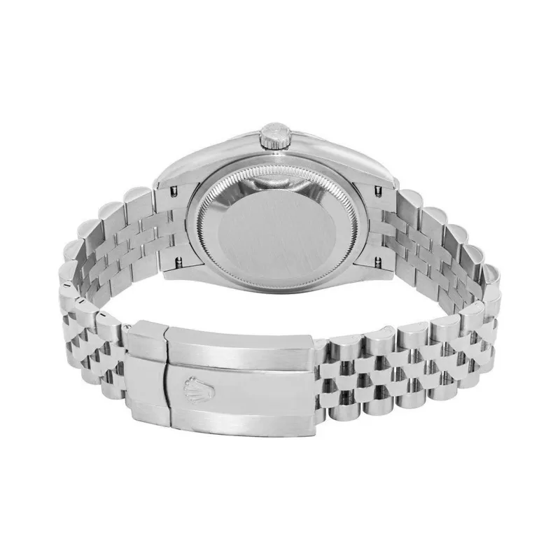 ROLEX Log Series Automatic Mechanical Movement Unisex Watch 36mm Blue Dial Oystersteel Case Oystersteel Strap-4
