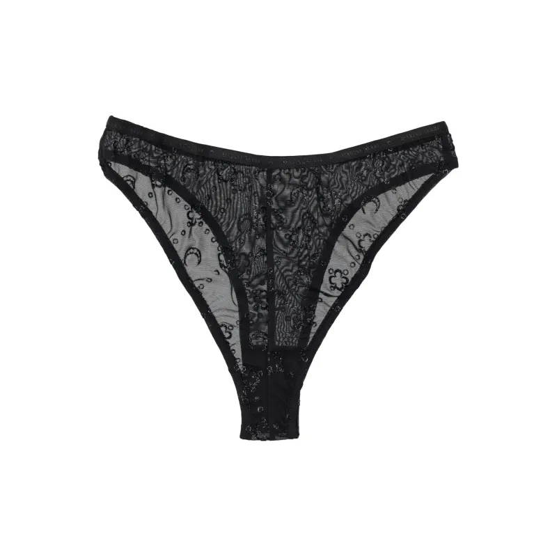 Marine Serre Mesh Flock Glitter Briefs-1