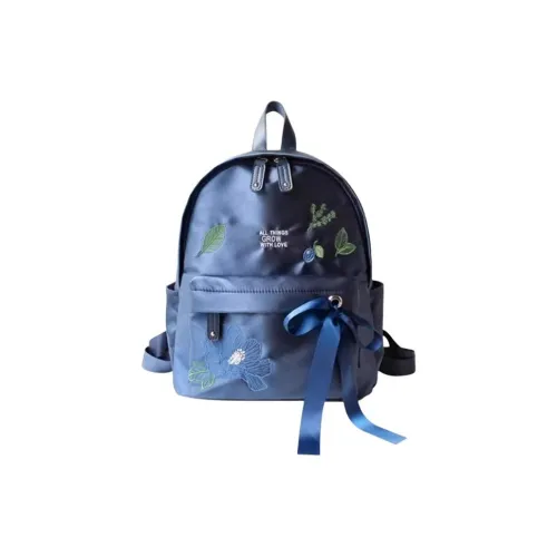 FLOWER PRINCESS Backpacks Blue