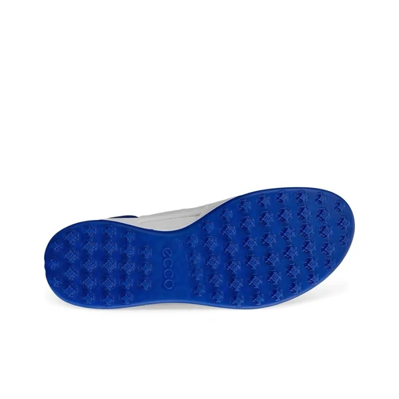 Ecco Low Top Casual Shoes Men's White Blue-5