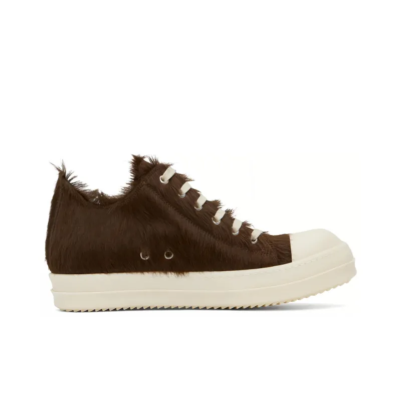 RICK OWENS/RO Low Top Skateboard Shoes Men's Brown-1