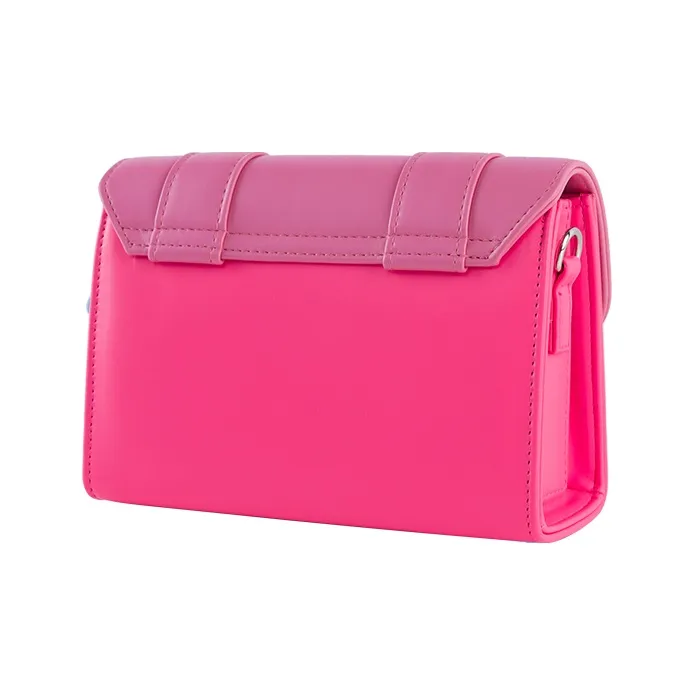 MERIMIES PU Shoulder Bag Small Size Women's Pink-3